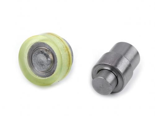 Piston k nýtování průchodek s kamínky Ø15 mm, barva nikl