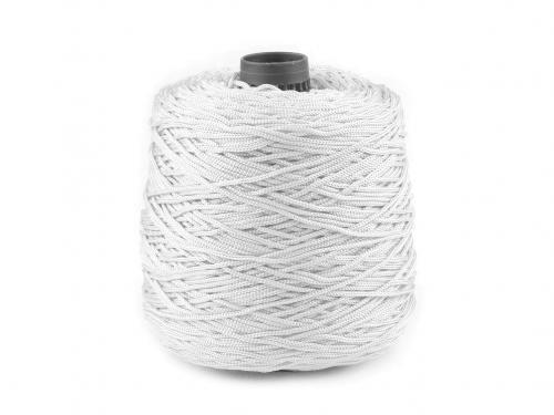 Pletací příze Thay, macrame 500 g, barva 9 (1) bílá