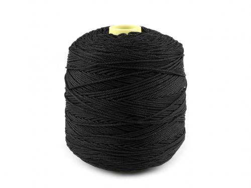 Pletací příze Thay, macrame 500 g, barva 8 (50) černá