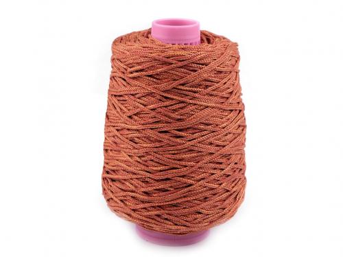 Pletací příze Chic, macrame 300 g, barva 3 (30) rezavá stř.