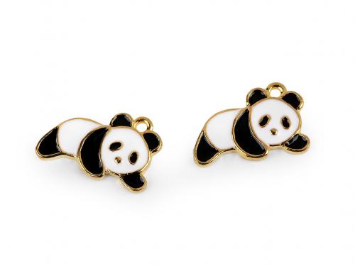 Přívěsek zvířátko, barva 7 (81630) bílá panda