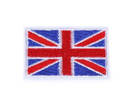 Nažehlovačka vlajka, barva 1 viz foto Británie