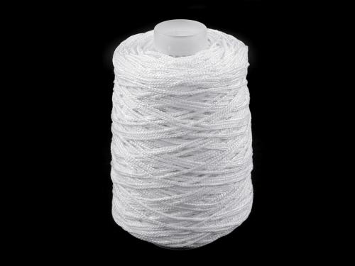 Pletací příze Chic, macrame 300 g, barva 1 (0) bílá