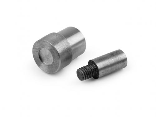 Piston k nýtování průchodek s mřížkou Ø6 mm, barva nikl