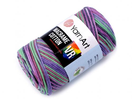 Pletací příze Macrame Cotton 250 g, barva 10 (926) fialková