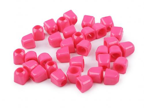 Plastová koncovka Ø5 mm, barva 3 pink