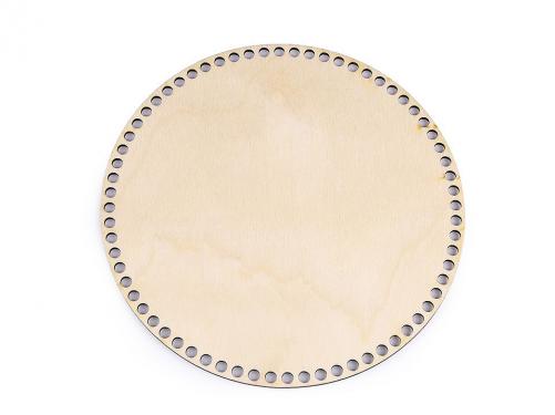 Dno na pletení / výrobu košíků 2. jakost, barva 3 (Ø20 cm) buk