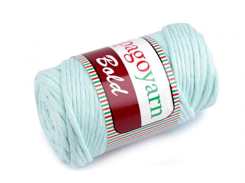 Špagetová pletací příze Bold 250 g, barva 8 (126) mentolová