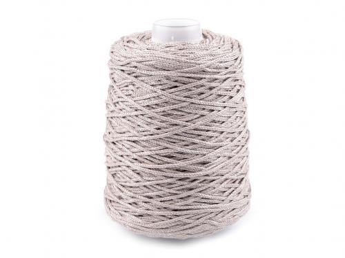Pletací příze Chic, macrame 300 g, barva 7 (5) béžová světlá