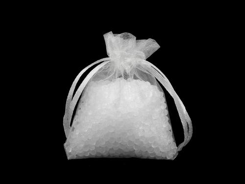 Dárkový pytlík 7x9 cm organza, barva 1 bílá