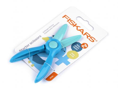 Dětské nůžky Fiskars délka 13 cm, barva 2 modrá