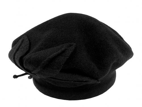 Dámský / dívčí baret Tonak 100% vlna, barva 4 232_090018 černá