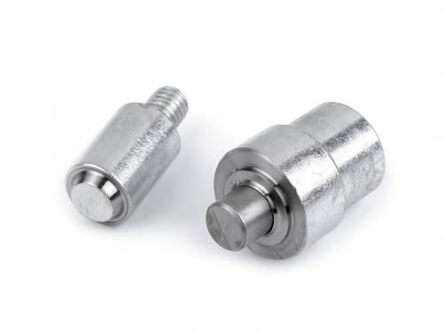 Piston k nýtování průchodek květu s kamínky Ø10 mm, barva nikl