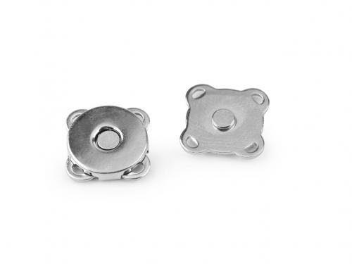 Magnetické zapínání Ø10 mm, barva 1 nikl