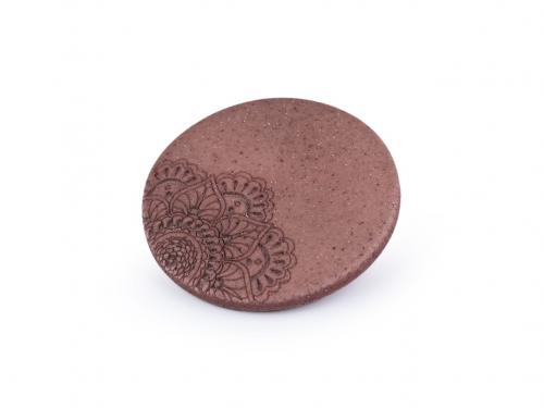 Knoflík mandala velikost 60