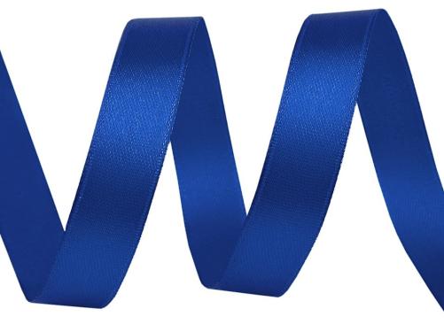 Atlasová stuha svazky po 5 m šíře 12 mm, barva 40 modrá safírová
