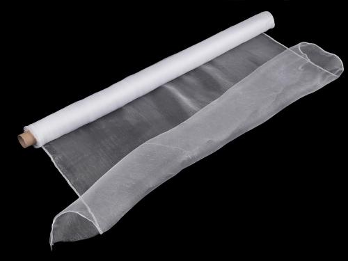 Organza šíře 66-72 cm, barva 1 (01) bílá