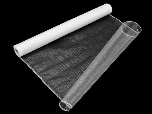 Organza šíře 47 cm, barva 5 (01) bílá