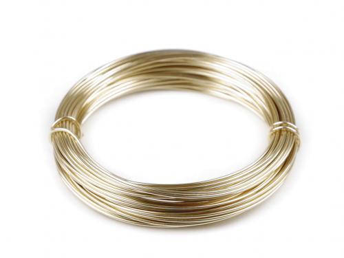 Drát hliníkový Ø1 mm, barva 4 champagne