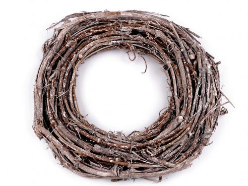 Proutěný věnec Ø30 cm, barva přírodní