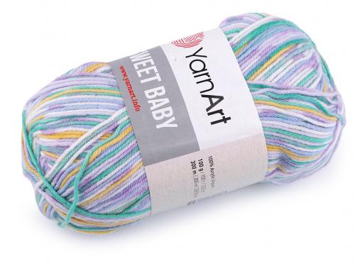 Pletací příze Sweet Baby 100 g, barva 4 (913) zelená smaragdová