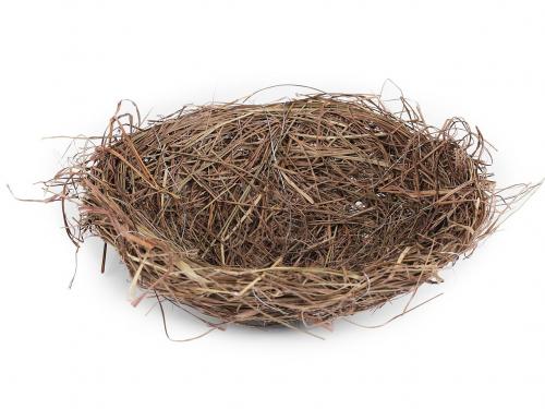 Hnízdo z trávy Ø21 cm, barva přírodní