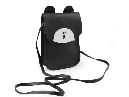 Dívčí kabelka crossbody 12x18 cm, barva 2 černá