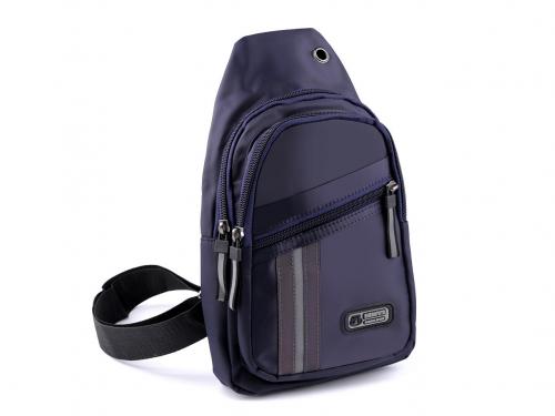 Batoh crossbody přes hruď a rameno 20x31 cm, barva 1 modrá tmavá