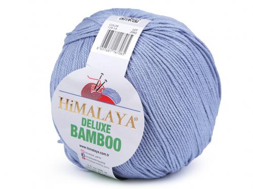 Pletací příze Deluxe Bamboo 100 g, barva 6 (14) modrá světlá