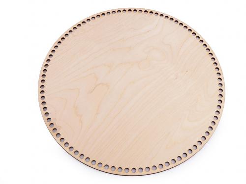 Dno na pletení / výrobu košíků 2. jakost, barva 6 (Ø29 cm) buk
