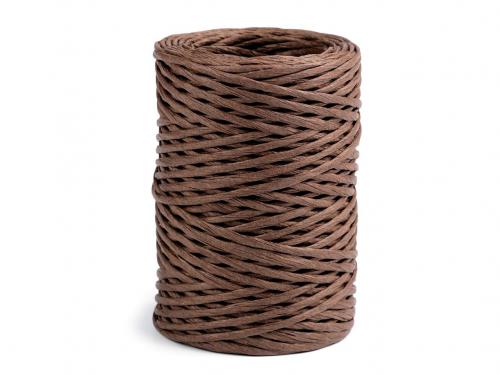 Papírový tvarovací provázek s drátkem Ø2 mm, barva 2 (39) hnědá