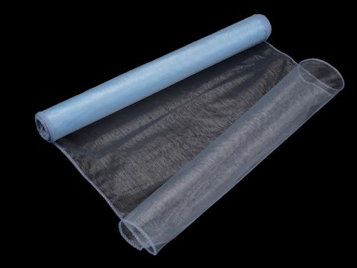 Organza šíře 47 cm, barva 4 (16) modrá pomněnková