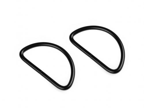 Polokroužek černý šíře 32 mm, 40 mm, barva 2 (40 mm) černý lak