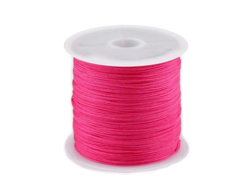 Prima-obchod Šňůrka PES Ø0,5 mm, barva 8 pink