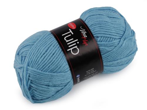 Prima-obchod Pletací příze Tulip 100 g, barva 28 (41241) modrá azuro