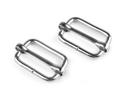 Prima-obchod Posunovač na popruhy šíře 20 mm, barva 1 barva nikl