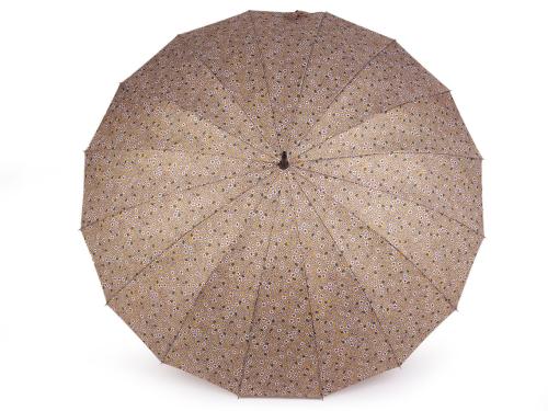Prima-obchod Dámský vystřelovací deštník, barva 4 (89 cm) krémová