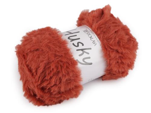 Prima-obchod Pletací příze Husky 100 g, barva 11 rezavá stř.