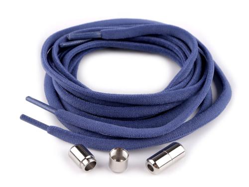 Prima-obchod Elastické samozavazovací tkaničky délka 100 cm, barva 6 modrá