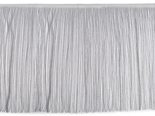 Prima-obchod Třásně s lurexem šíře 50 cm, barva 2 stříbrná
