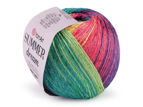 Prima-obchod Pletací příze Summer Dream 100 g, barva 5 (4305) multikolor
