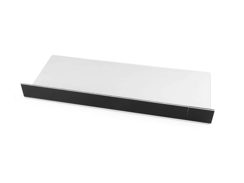 Prima-obchod Magnetická zarážka / přepážka do kovového regálu 49x20 cm, barva transparent