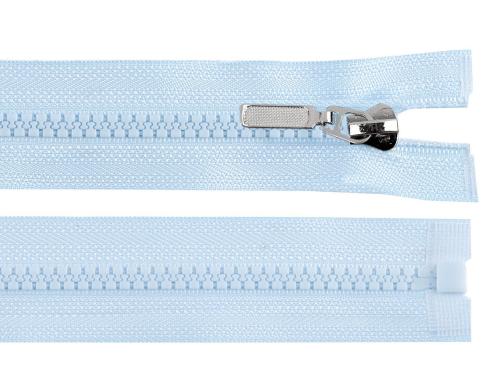 Prima-obchod Kostěný zip No 5 délka 70 cm s ozdobným jezdcem, barva 185 modrá pomněnková