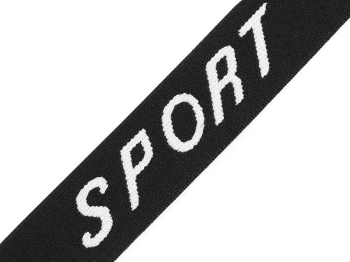 Prima-obchod Pruženka měkká šíře 30 mm sport, barva černá
