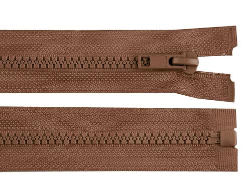 Prima-obchod Kostěný zip No 5 délka 90 cm bundový, barva 299 hnědá