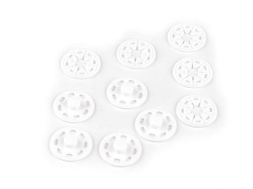 Prima-obchod Plastové patentky / stiskací knoflíky Ø25 mm, barva 3 bílá
