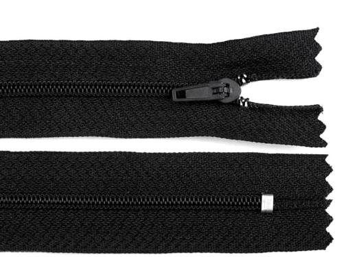 Prima-obchod Spirálový zip No 3 délka 40 cm pinlock, barva 332 černá