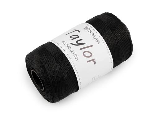 Prima-obchod Nylonová pletací příze Taylor 250 g, barva 9 černá