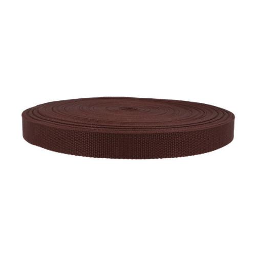 Prima-obchod Popruh polypropylénový šíře 30 mm barvy POL, barva Hnědá tm. (303)