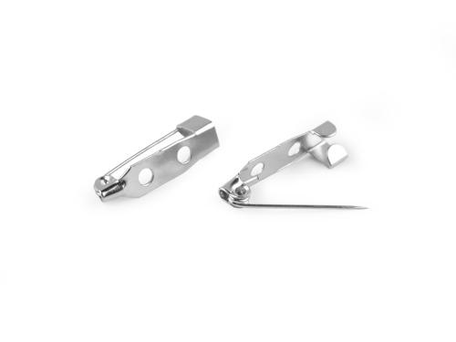 Brožový můstek 5x20 mm, barva platina 10 ks